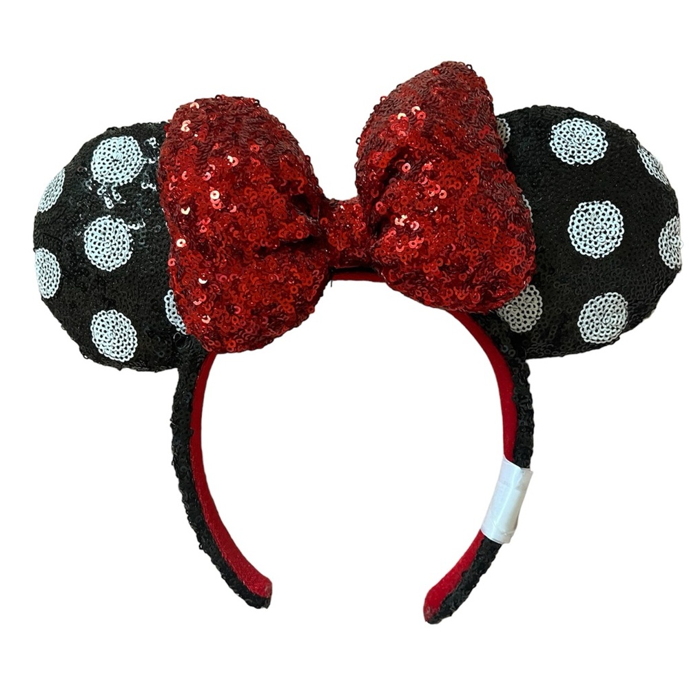 Sequin polka dot Minnie ears